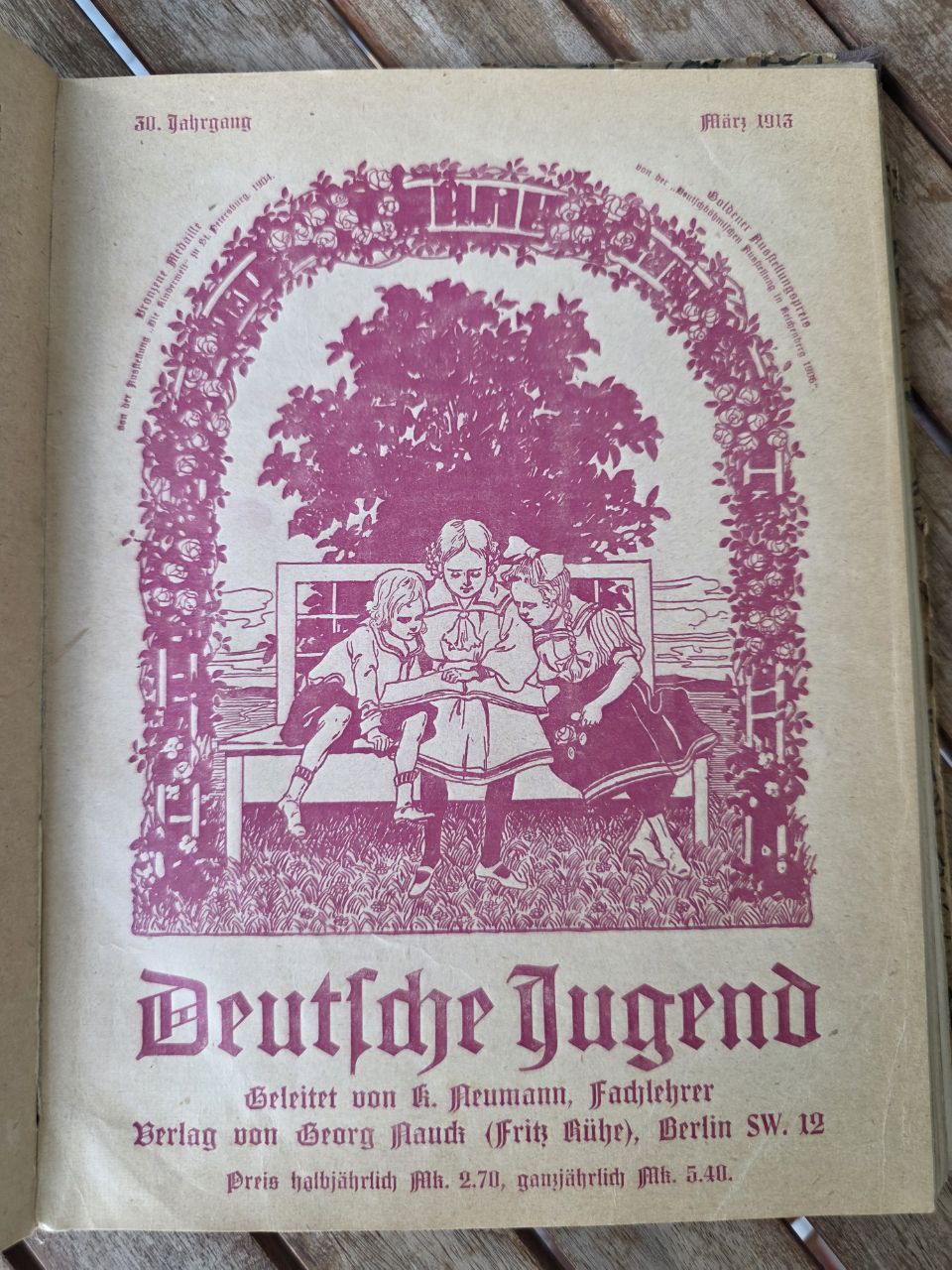 Deutsche Jugend – January 1913 | Antique German Youth Magazine