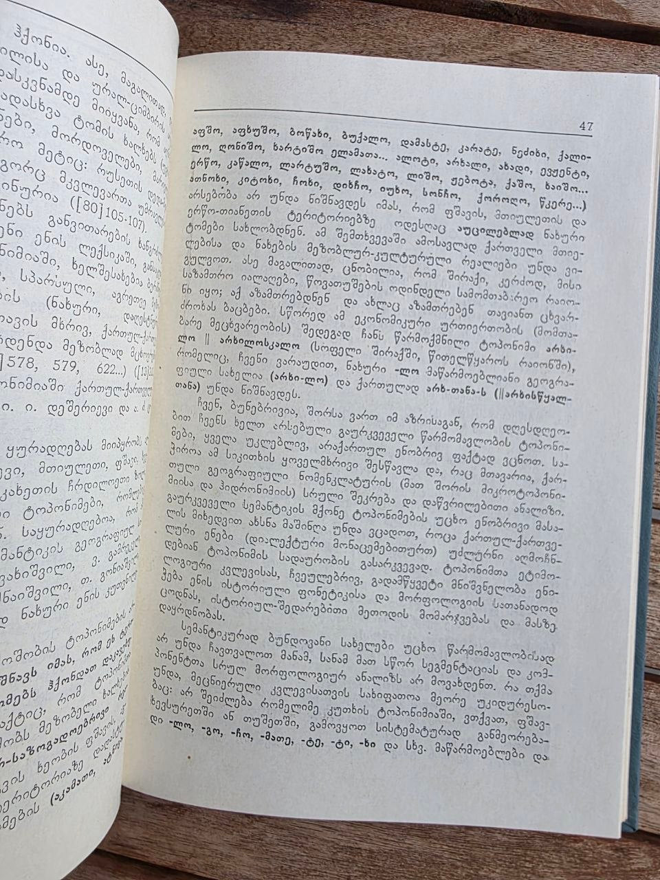 Rare 1980 Soviet Georgian Book: Toponymy of Ertso-Tianeti – Guram Bedoshvili | Tsar to Soviet Books