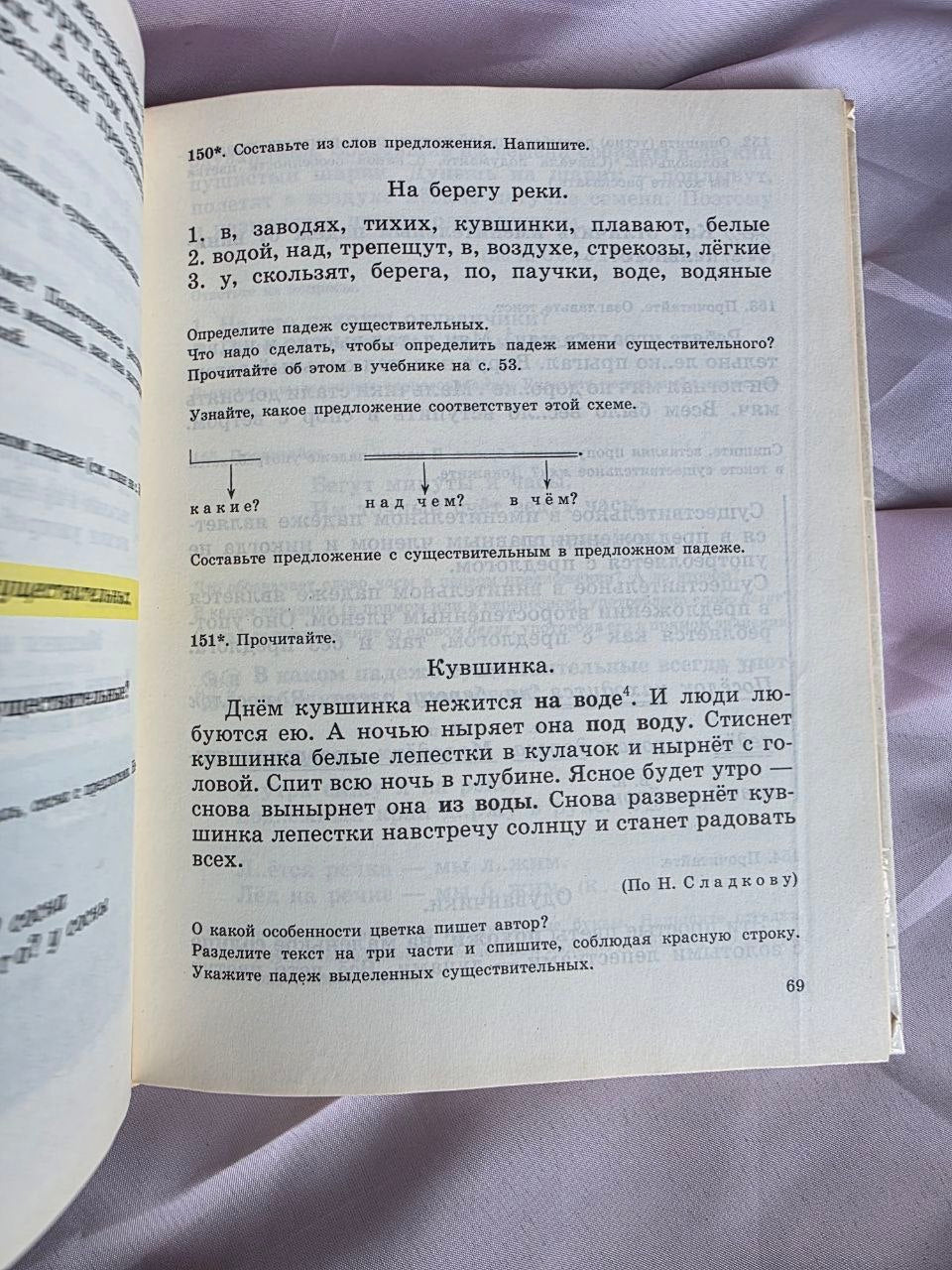 Vintage Soviet Russian Language Textbook Grade 4 T.G. Ramzaeva USSR Grammar School Book