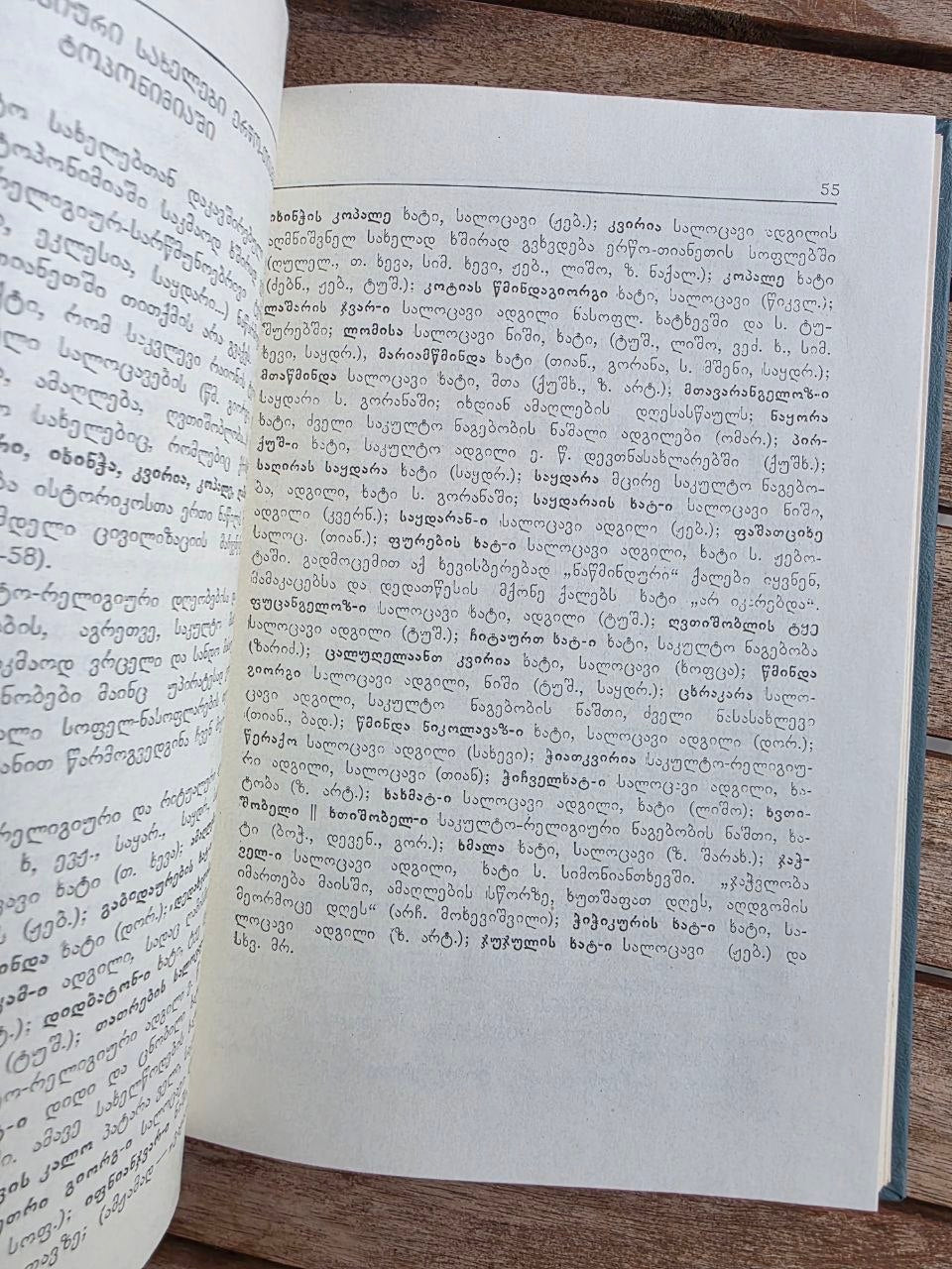Rare 1980 Soviet Georgian Book: Toponymy of Ertso-Tianeti – Guram Bedoshvili | Tsar to Soviet Books