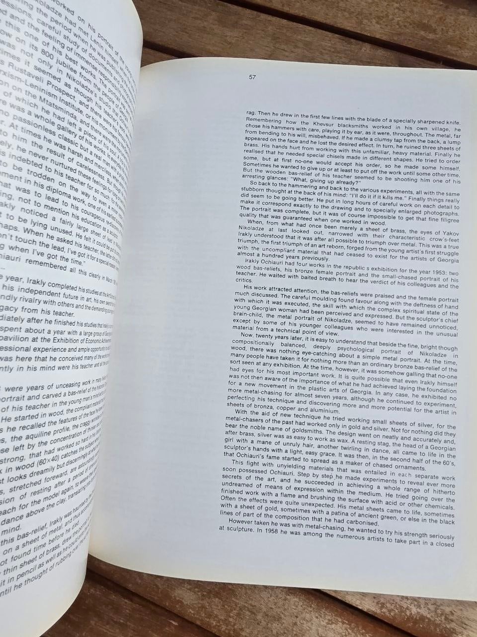 Vintage 1976 Soviet Art Book: Irakli Ochiauri (Metal Chasing & Sculpture) | Tsar to Soviet Books