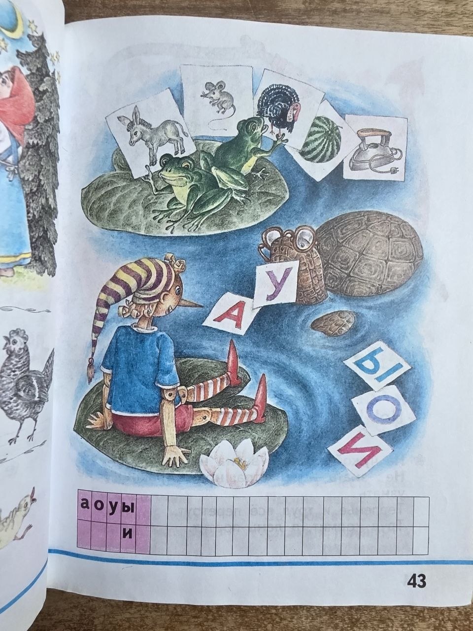 2004 Russian Alphabet Book Russkaya Azbuka, Vintage Hardcover Elementary School Textbook, Illustrated Cyrillic Primer Learn Russian Goretsky
