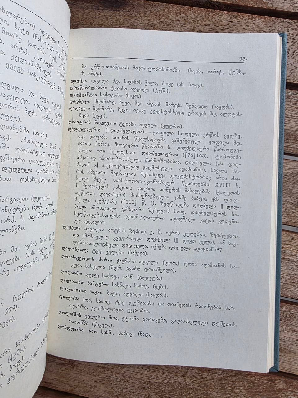 Rare 1980 Soviet Georgian Book: Toponymy of Ertso-Tianeti – Guram Bedoshvili | Tsar to Soviet Books