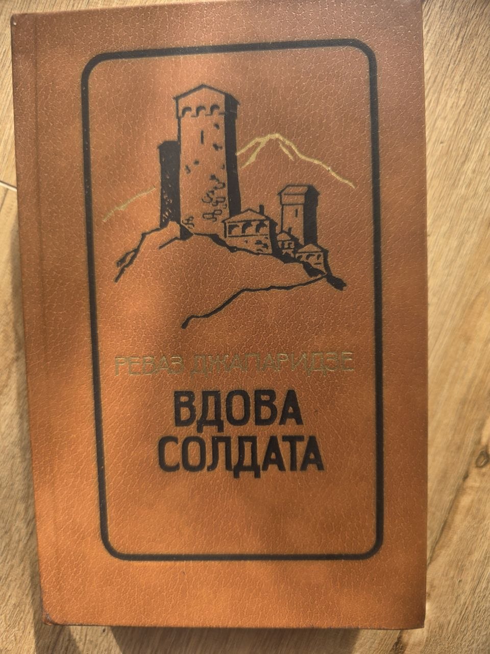 Rare 1984 Soviet Georgian Novel Revaz Dzhaparidze SOLDIER’S WIDOW USSR Book