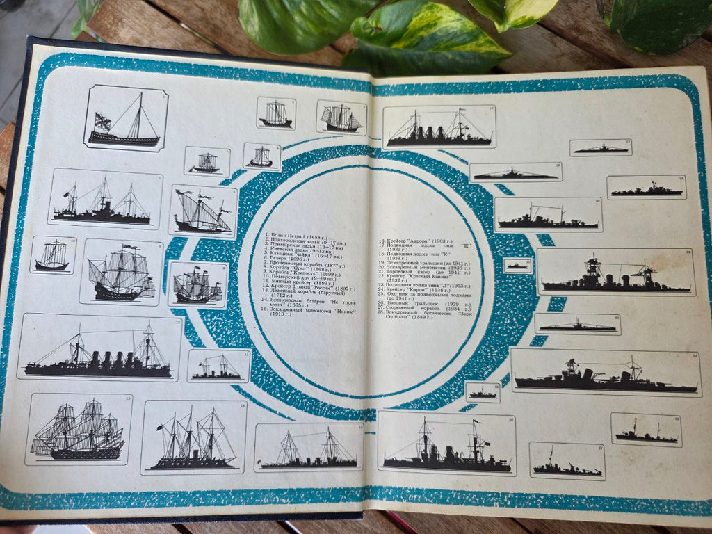 Vintage Soviet Naval Military Dictionary (1990) – Rare USSR Reference Book