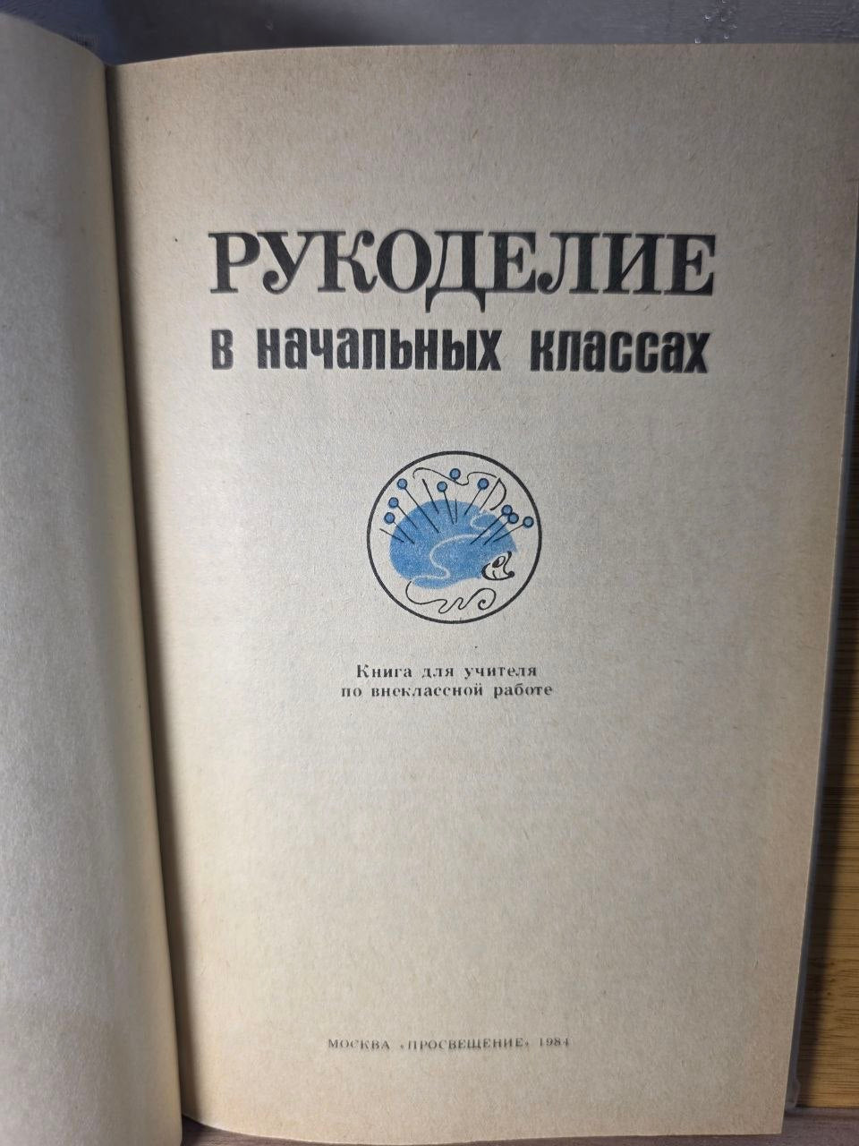 Vintage USSR Needlework Teacher’s Guide Crafts Sewing Embroidery Soviet Book 1984