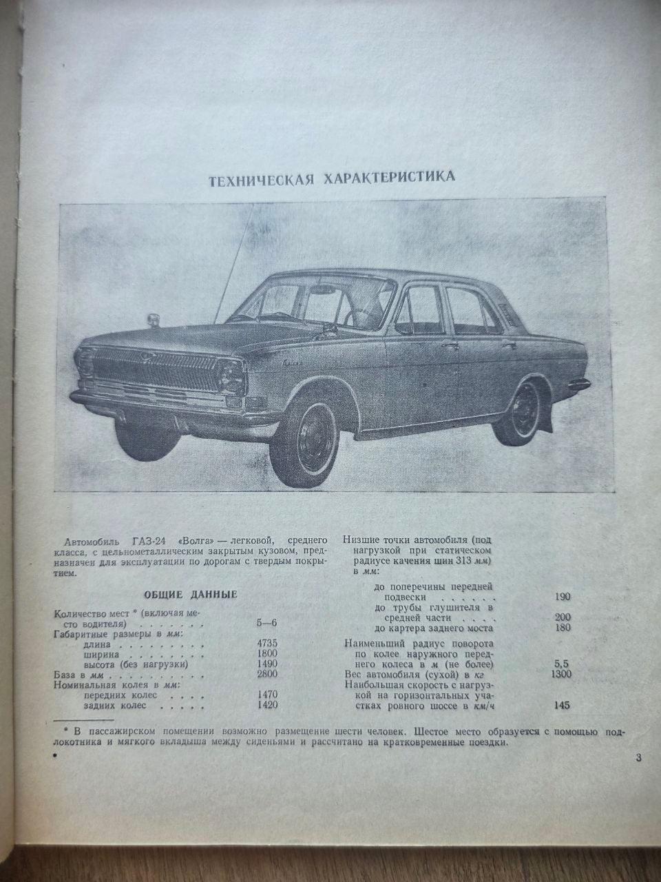 GAZ-24 Volga Parts Catalog (1970)
