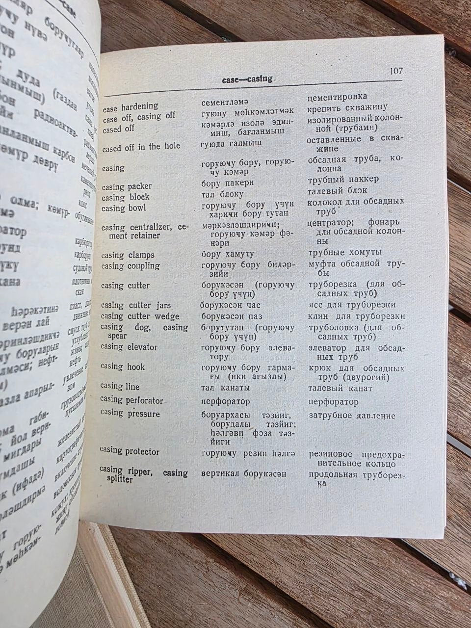 Vintage 1958 Soviet Book: English-Azerbaijan-Russian Oil Dictionary | Tsar to Soviet Books