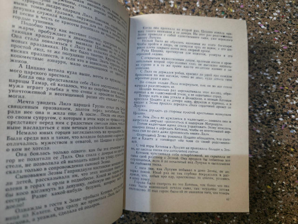 Rare Vintage Soviet Book: "Lasharela. Long Night. Tsotne" by Grigol Abashidze