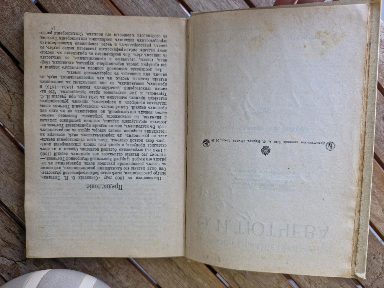 Full Works of F. I. Tyutchev (1913) Rare Pre-Revolutionary Russian Poetry Edition