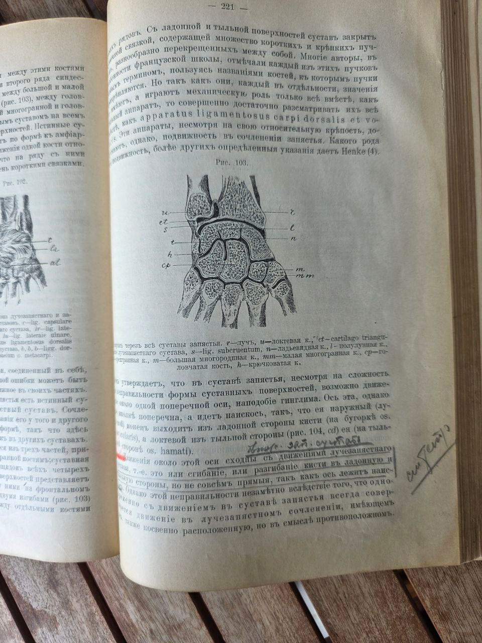 Antique Russian Medical Book – Руководство Описательной Анатомии Человека