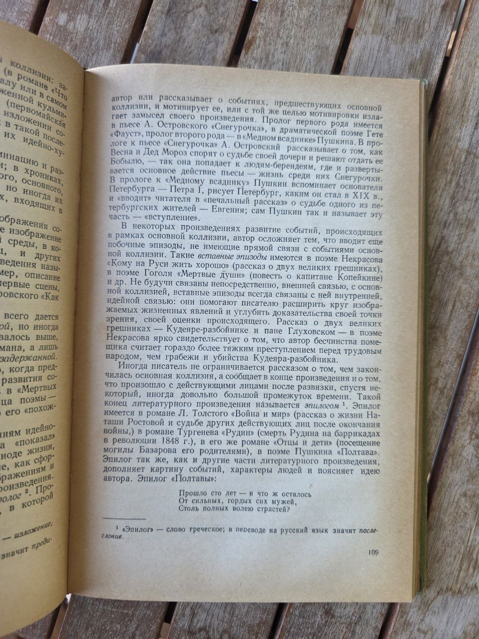 Vintage Soviet Book Theory of Literature (1960) — Russian Language